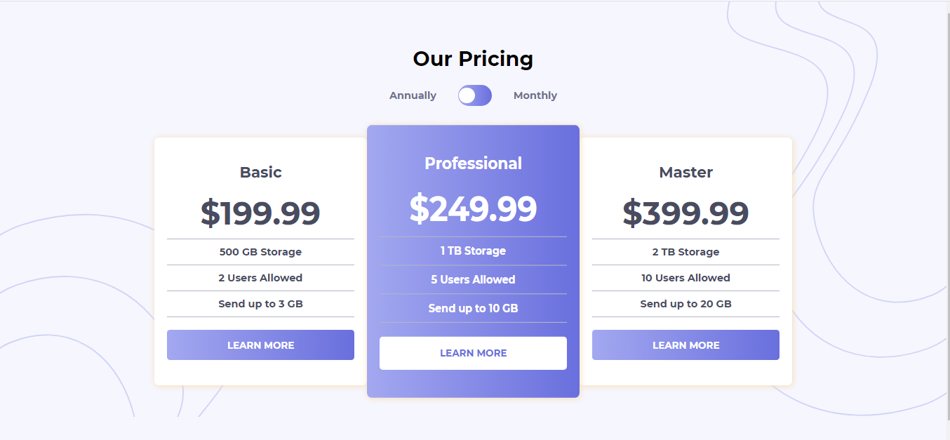 pricing component